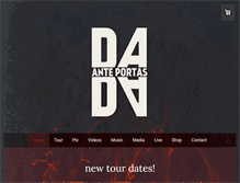 Tablet Screenshot of dada-ante-portas.com